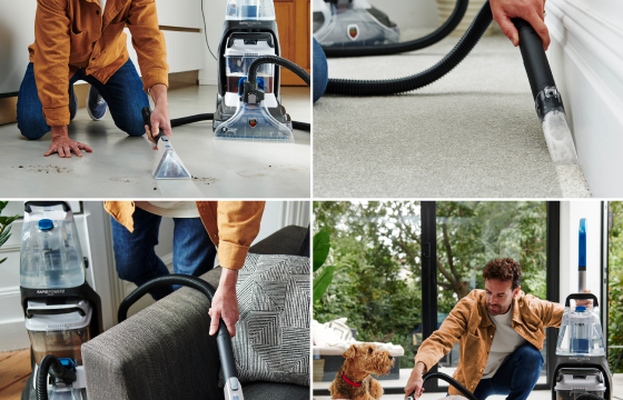 Versatile, whole home, above floor cleaning tools perfect for homes with pets